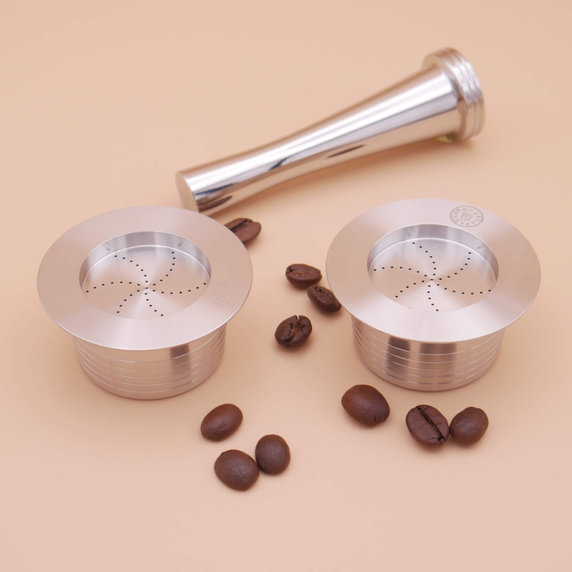 Capsules de café rechargeables en acier inoxydable compatibles avec  machines Tassimo (180 ml, grandes) : : Cuisine et Maison